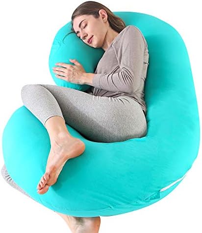 Jastuk za trudnoću, jastuk s cijelim tijelom u obliku Cdena 52 , Podrška za majčinstvo za leđa, noge, vrat, kukovi za trudnice s pokrovom