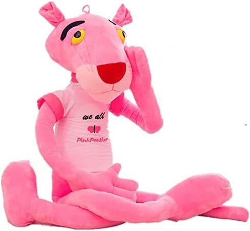 Veleprodajna cijena masna verzija Slatka 100 cm ružičasta majica pantera s punjenim jastucima životinje ljupka klasična panter plišana