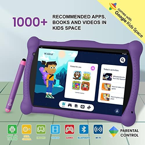 CONTIXO Kids Tablet V10, 7-inčni HD, tablet Toddler u dobi od 3-7, s kamerom, roditeljskom kontrolom -16 GB, WiFi, tabletom za učenje