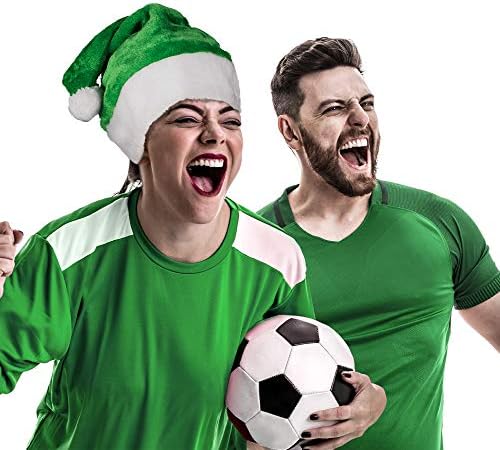 Novosti vjetrovitog grada - zeleni plišani Božićni šešir Djeda Mraza / Pribor za zabave na Dan svetog Patrika, Dodaci za kostime Djeda