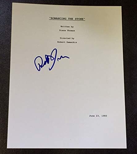 Robert Zemeckis potpisao je autogram Romancing the Stone redateljski scenarij Coa