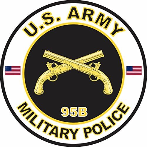 Američka vojska MOS 95B Naljepnica naljepnica za prozor vojske policije 3.8