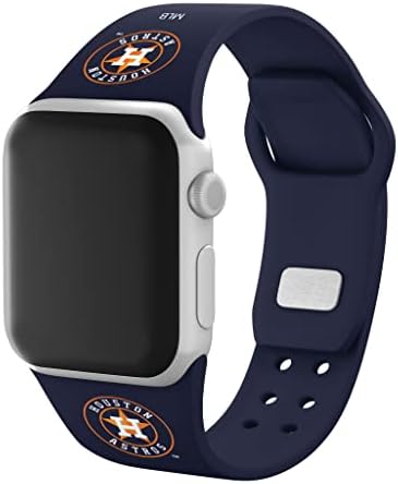 Vrijeme igre Houston Astros Silikone Sport Watch Band kompatibilan s Apple Wattom