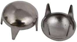 X-DERE 200pcs 6 mm DIY okrugli oblik glave Brad srebrno siva za zanatske zanatske zanatske (200 pcs 6 mm bricolaje redondo en forma
