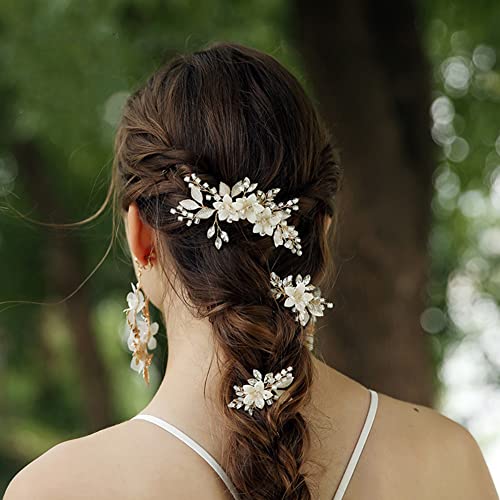 3pcs cvjetne vjenčane kopče za kosu kopče za kosu za žene češljevi za kosu Maturalna Haljina vjenčana kruna elegantni Dodaci za kosu