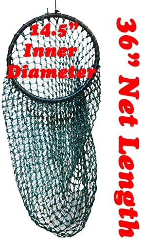 KEY WEST Commercial Chum Ring Net - 1 1/2 Mreža - 36 dubina - 15 plutajući prsten - drži 50 funti chum