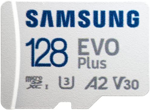 Micro SD kartica Samsung EVO + 128 GB za telefon Samsung Radi s mobitela Galaxy A71 5G, A71, A01, A51 5G klase 10 u paketu s 1 čitač